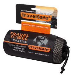 Travelsafe - Πετσέτα Ταξιδίου Με Μικροΐνες 135x70 cm Royal Blue