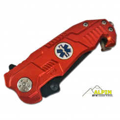 Alpin - Tactical Σειρα Alpin Outdoor - D-2 Stainless Steel - Κόφτης, Θραύστης Tungsten Πορτοκαλί