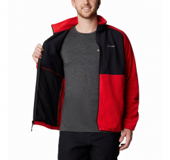 Columbia - Sage Peak Full Zip Fleece Sail Red/Black