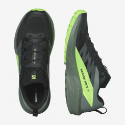 Salomon - Sense Ride 5 Black/Laurel Wreath/Green Gecko