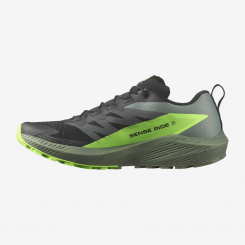 Salomon - Sense Ride 5 Black/Laurel Wreath/Green Gecko