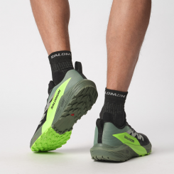 Salomon - Sense Ride 5 Black/Laurel Wreath/Green Gecko