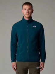 The North Face - 100 Glacier Full Zip Fleece Midnight Petrol