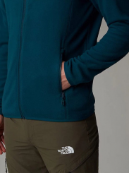 The North Face - 100 Glacier Full Zip Fleece Midnight Petrol