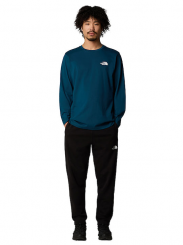 The North Face - M  L/S Simple Dome Tee Midnight Petrol