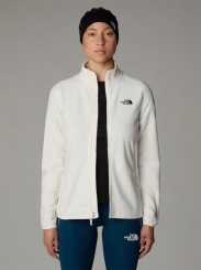 The North Face - W 100 Glacier Full Zip White Dune NPF