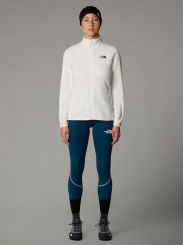 The North Face - W 100 Glacier Full Zip White Dune NPF