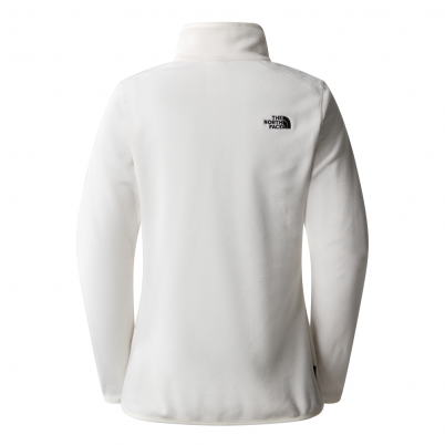 The North Face - W 100 Glacier 1/4 Zip White Dune ...