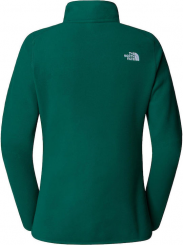 The North Face - W 100 Glacier 1/4 Zip Eu Evergreen