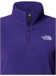 The North Face - W 100 Glacier 1/4 Zip Eu Peak Purple