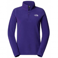 The North Face - W 100 Glacier 1/4 Zip Eu Peak Pur...