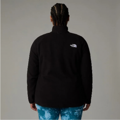 The North Face - W Plus 100 Glacier Full Zip Tnf Black Npf Υπερμέγεθος