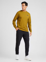 The North Face - M L/S Box Never Stop Exploring Tee Moss Green