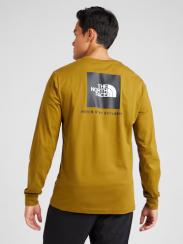 The North Face - M L/S Box Never Stop Exploring Tee Moss Green