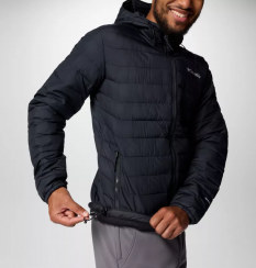 Columbia - Powder Lite II Hooded Jacket Black