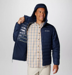 Columbia - Powder Lite II Hooded Jacket Collegiate Navy