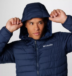Columbia - Powder Lite II Hooded Jacket Collegiate Navy