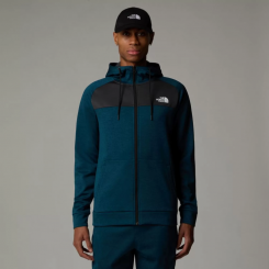 The North Face - M Reaxion FL Full Zip Hood Midnight Petrol