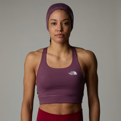 The North Face - W Flex Reversible Bra Beetroot/Midnight Mauve