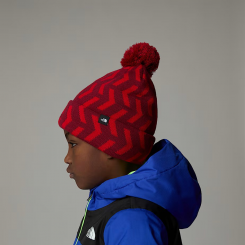 The North Face - Σκούφος Kids Ski Tuke Tnf Red Tnf Geo Print