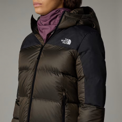 The North Face - W Diablo Down 2.0 Hoodie Smokey Brown Black Heather