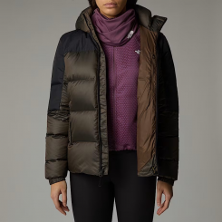 The North Face - W Diablo Down 2.0 Hoodie Smokey Brown Black Heather