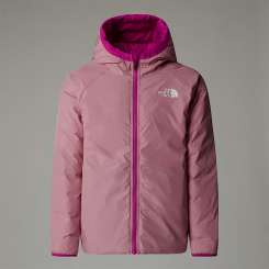 The North Face - Girl's Reversible Perrito Hooded Jacket Deep Mulberry