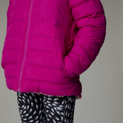 The North Face - Girl's Reversible Perrito Hooded Jacket Deep Mulberry