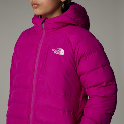 The North Face - Girl's Reversible Perrito Hooded Jacket Deep Mulberry