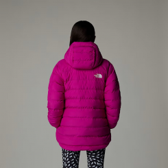 The North Face - Girl's Reversible Perrito Hooded Jacket Deep Mulberry