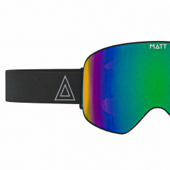 Matt - Scale Ski Google Mask Cyborg Green