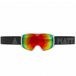 Matt - Kompact Ski Google Mask White/Red