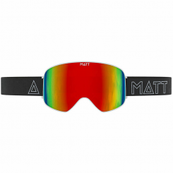 Matt - Scale Ski Google Mask Red