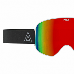 Matt - Scale Ski Google Mask Red
