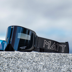 Matt - Scale Ski Google Mask Black