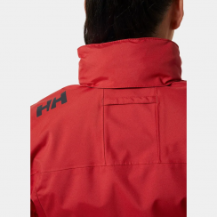 Helly Hansen - W Crew Hooded Midlayer Jacket 2.0 Red