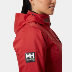 Helly Hansen - W Crew Hooded Midlayer Jacket 2.0 Red