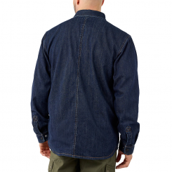 Carhartt - Relaxed Fit Denim Fleece Lined Snap-Front Shirt Jacket Glacier