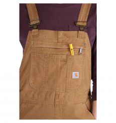 Carhartt - Rugged Flex Canvas Bib Overall Brown