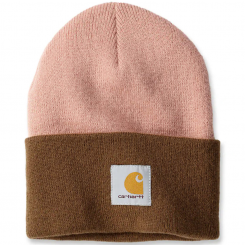 Carhartt - Knit Cuffed Two-Tone Beanie Cameo Brown