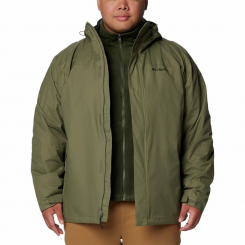 Columbia - Tunnel Falls II Interchange Jacket Stone Green Plus Size