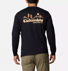 Columbia - CSC Seasonal Logo Ls Tee Black/Peaked Badge