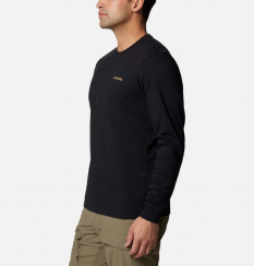 Columbia - CSC Seasonal Logo Ls Tee Black/Peaked Badge