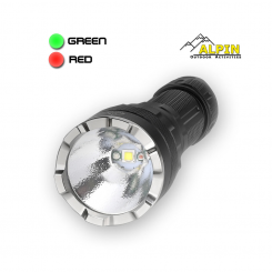 Alpin - Επαναφορτιζόμενος Φακός RGB 1600Lm Διπλός Διακόπτης Ουράς Ειδικό OP Κάτοπτρο