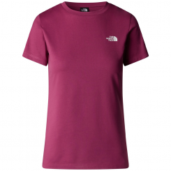 The North Face - W S/S Simple Dome Slim Tee Cyber Berry