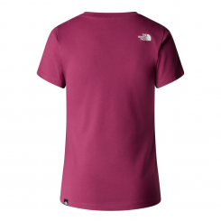 The North Face - W S/S Simple Dome Slim Tee Cyber Berry