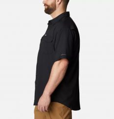 Columbia - Utilizer II Solid Short Sleeve Shirt Black Υπερμέγεθος