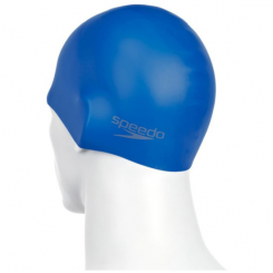 Speedo - Plain Moulded Silicone Cap Blue