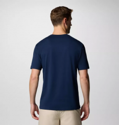 Columbia - Path Lake™ Graphic Tee II Collegiate Navy/Circular Linescape