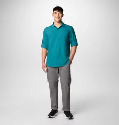 Columbia - Πουκάμισο Μακρυμάνικο Silver Ridge Utility Lite River Blue